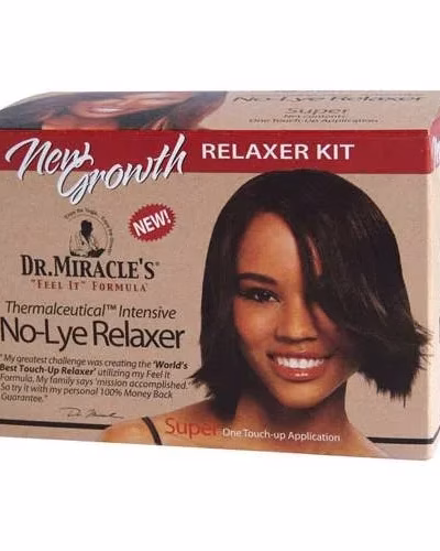 DR. MIRACLE'S NO LYE RELAXER KIT SUPER