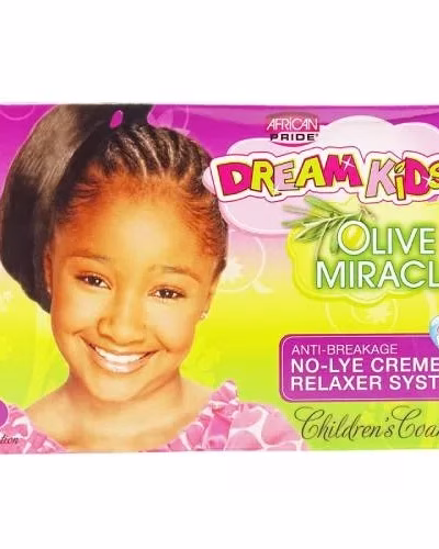 AFRICAN PRIDE DREAM KIDS Olive Miracle Anti Breakage No Lye Creme Relaxer System