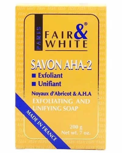FAIR & WHITE SAVON AHA-2 EXFOLIATING AND BRIGHTENI
