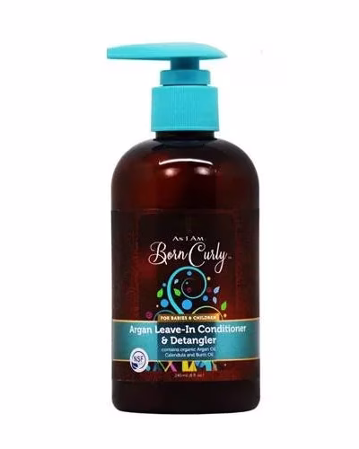 AS I AM BORN CURLY ARGAN LEAVE-IN CONDITIONER & DE