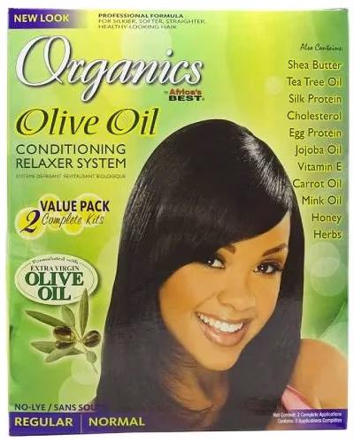 AFRICA´S BEST OLIVE OIL Conditioning Relaxer System 2 Value Pack Regular