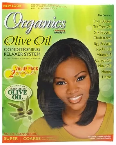 AFRICA´S BEST OLIVE OIL CONDITIONING RELAXER 2 VALUE SUPER