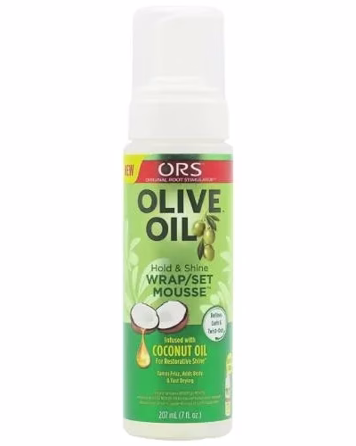 ORGANIC ROOT STIMULATOR OLIVE OIL WRAP/SET MOUSSE 207ML
