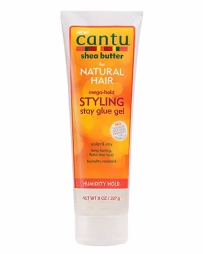 CANTU SHEA BUTTER FOR NATURAL HAIR EXTREME HOLD STYLING STAY GLUE GEL 227g