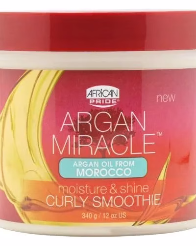 AFRICAN PRIDE ARGAN MIRACLE CURLY SMOOTHIY 355ml
