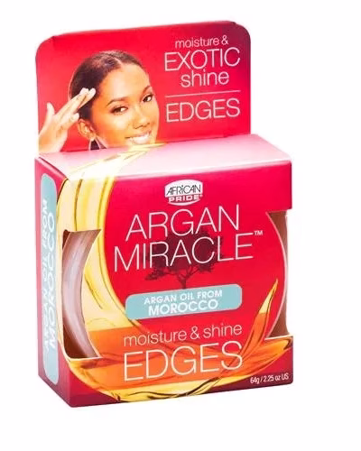AFRICAN PRIDE ARGAN OIL, Moisture & Shine Edges 64g