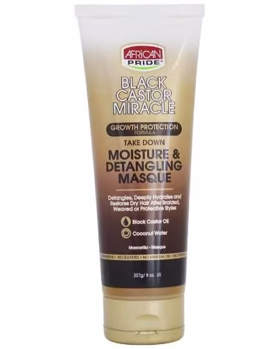 AFRICAN PRIDE BLACK CASTOR DETANGLING MASK 227g