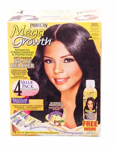 PROFECTIV MEGA GROWTH NO-LYE RELAXER REGULAR 4 TOUCHUP APPLIACTIONS