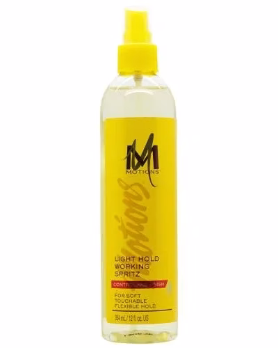 MOTIONS SALON HAIRCARE LIGHT HOLD WORKING SPRITZ 355ML