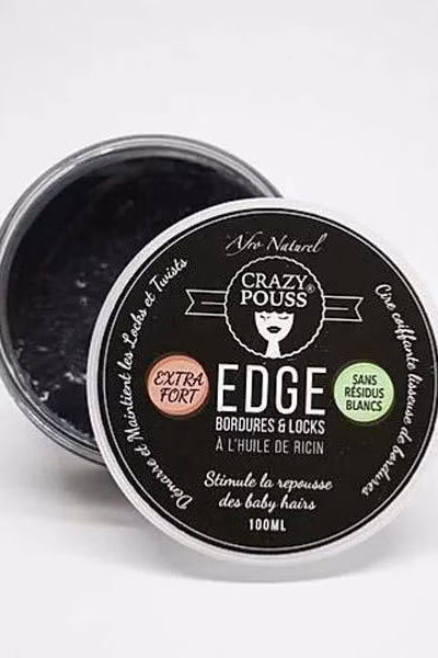 CRAZY POUSS EDGE A L'HUILE DE RICIN NOIR 100ML