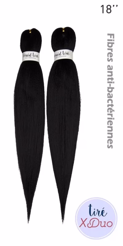 Donna clara mèche tiré DUO (x2)18''