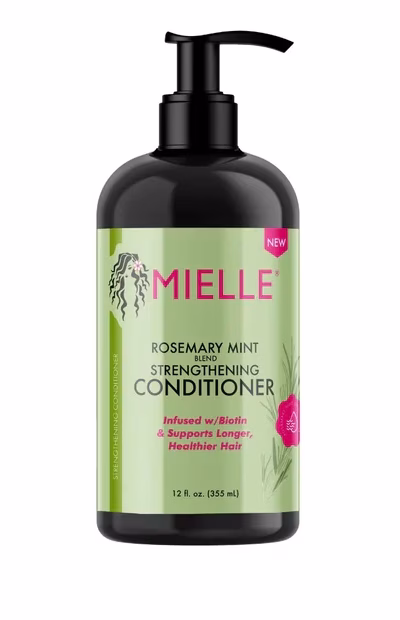 mielle organics après-shampooing fortifiant romarin/menthe poivrée 355ml