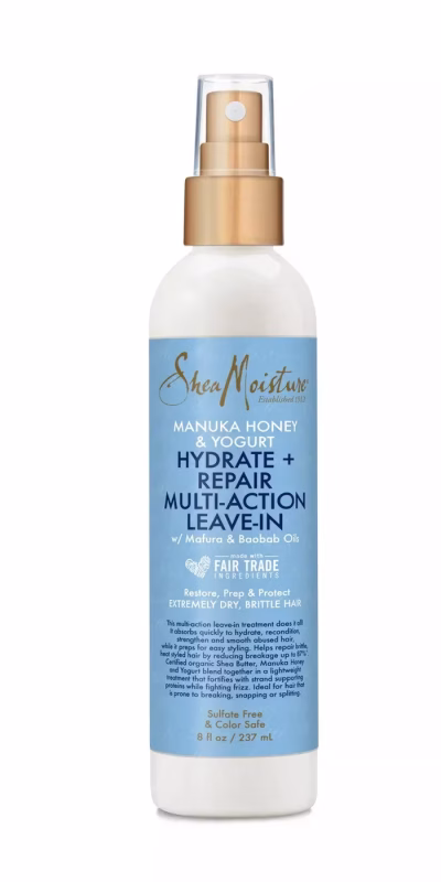 Shea moisture leave-in hydratant miel de manuka et yaourt 237ml