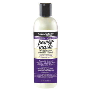 Aunt jackies power wash clarifying shampoo 355ml